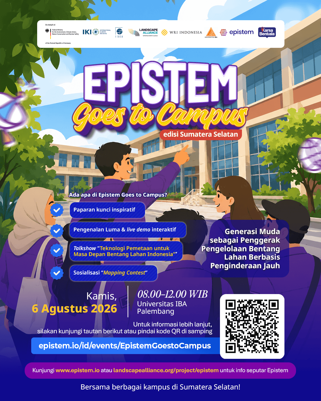 Epistem Goes to Campus “Young People as Drivers of Remote Sensing-Based Landscape Management” image 1